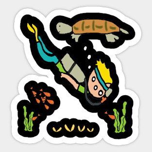 Scuba Diving Sticker